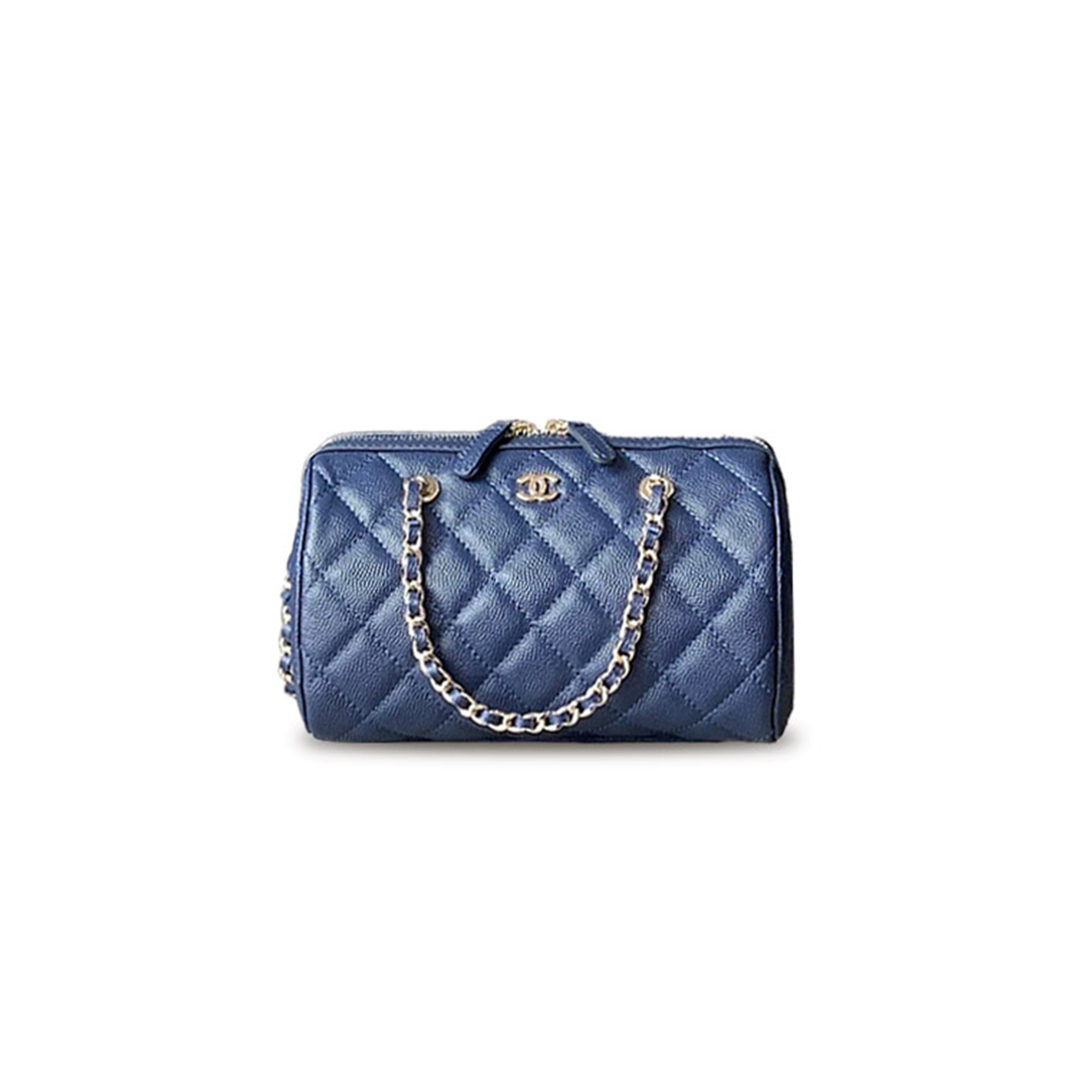 CHANEL BOSTON BOWLING BAG (18.5*11.5*11cm) 